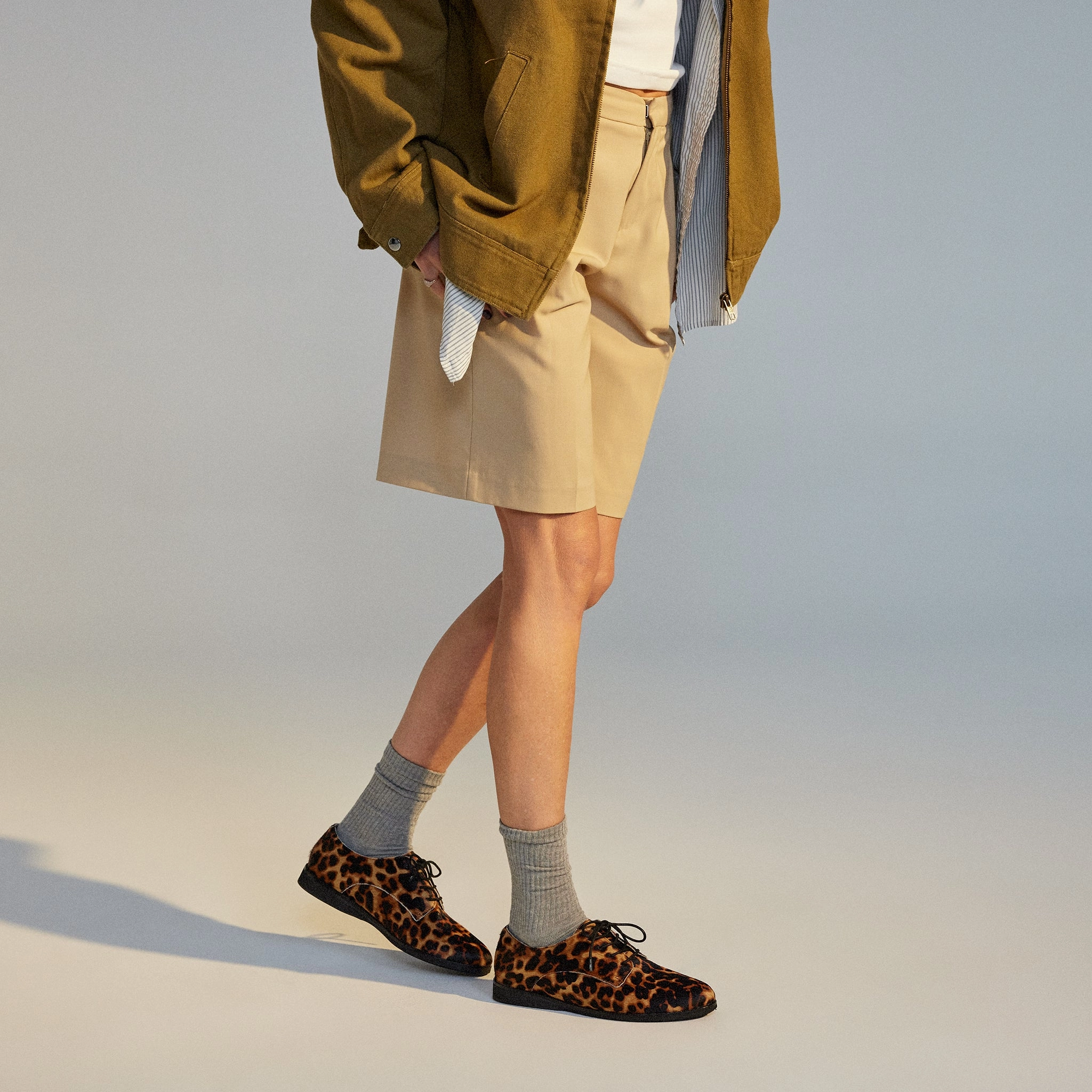 Derby Dark Camel Leopard/Black
