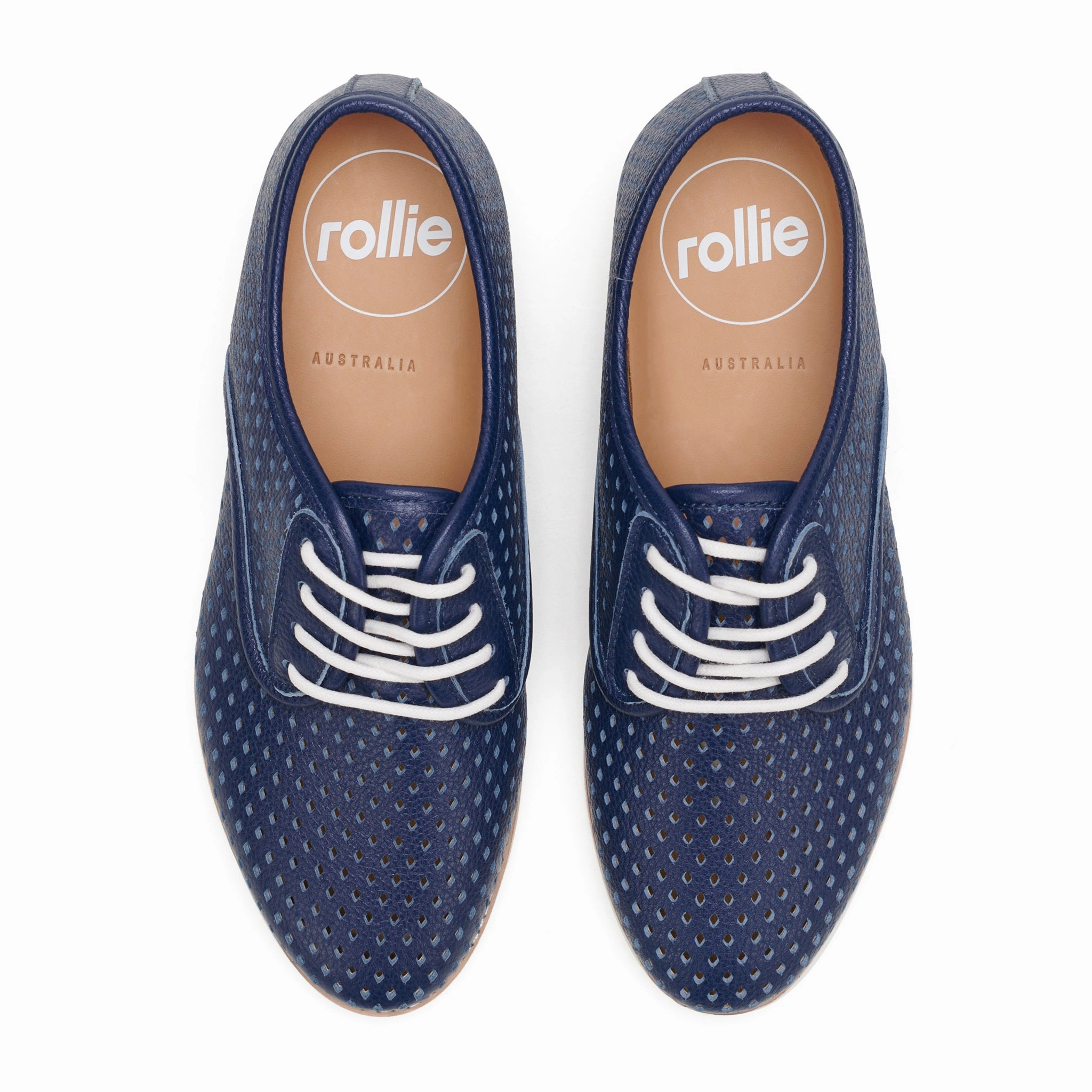 Derby Punch Navy Tumble