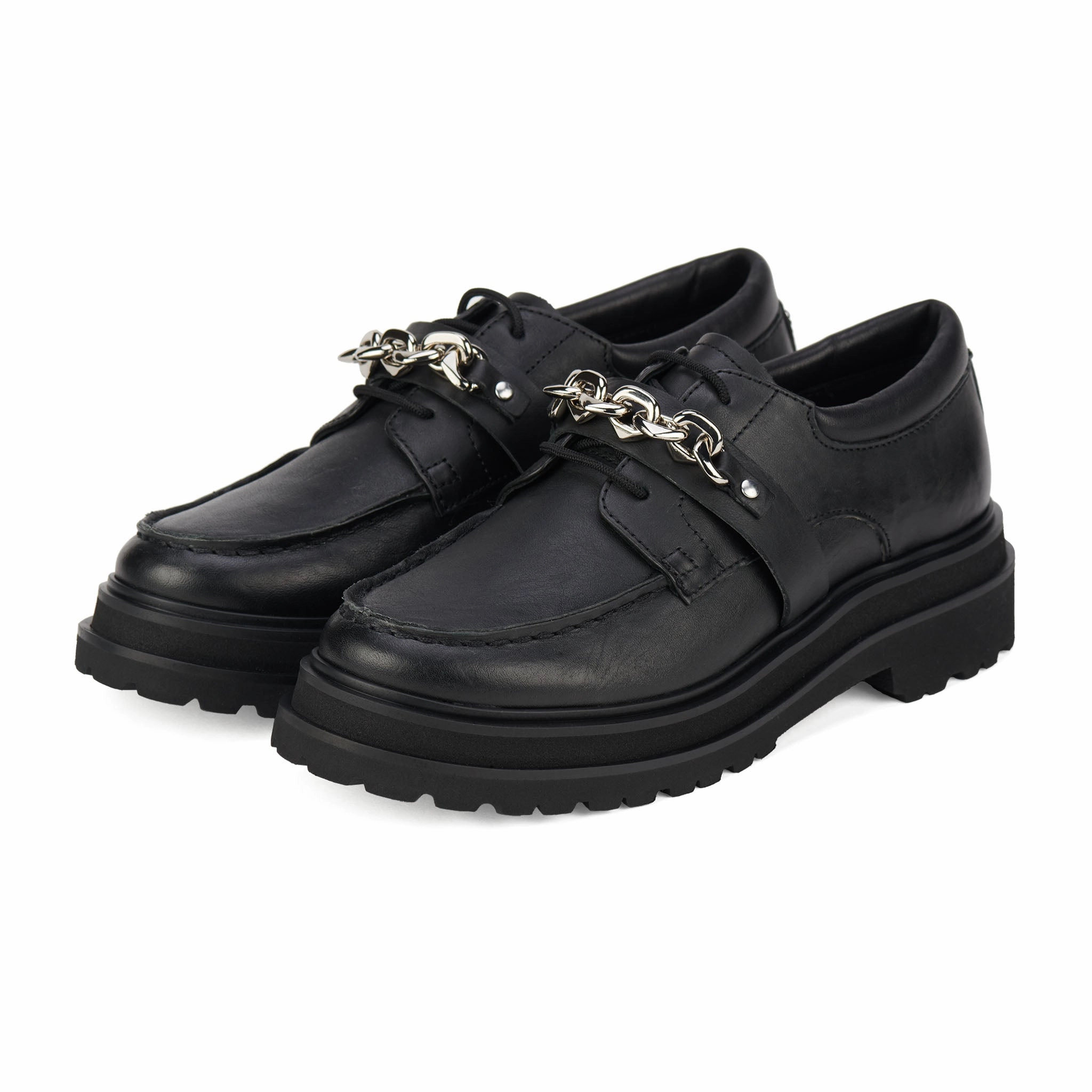 Derby Step Moccasin Black