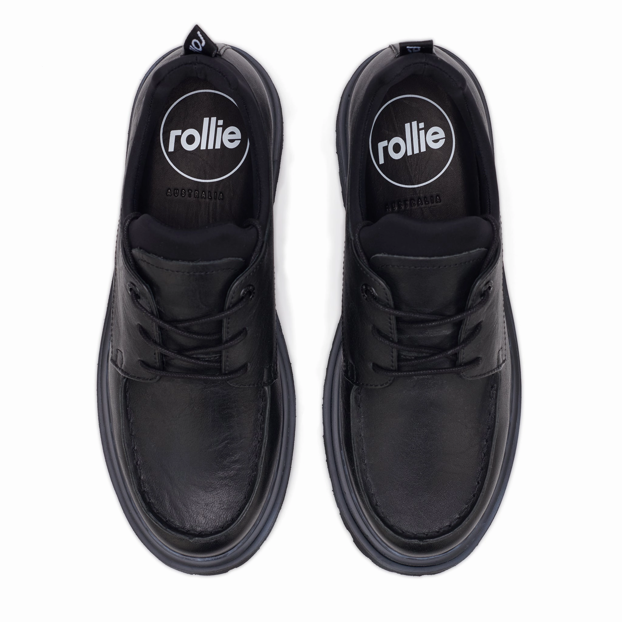 Derby Step Moccasin Black/Neo