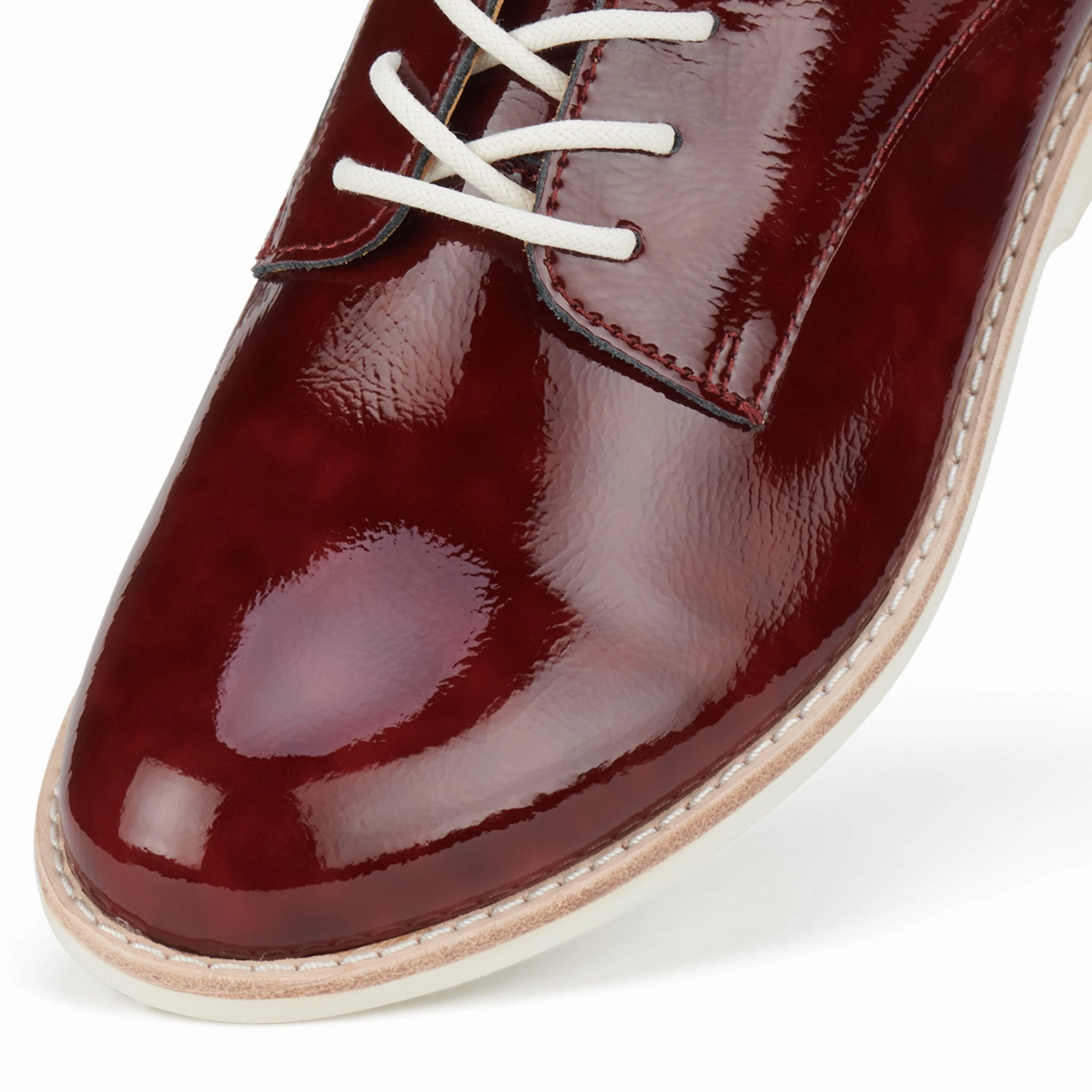 Derby Super Soft DP Wine Crinkle Patent