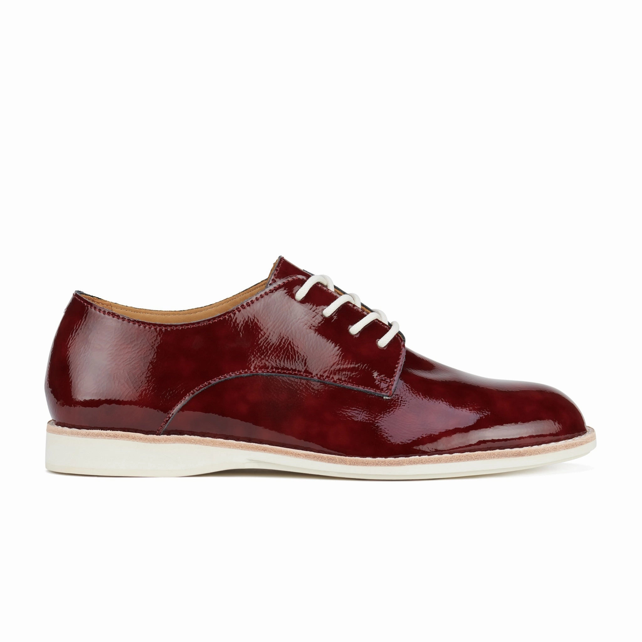 Derby Super Soft DP Wine Crinkle Patent