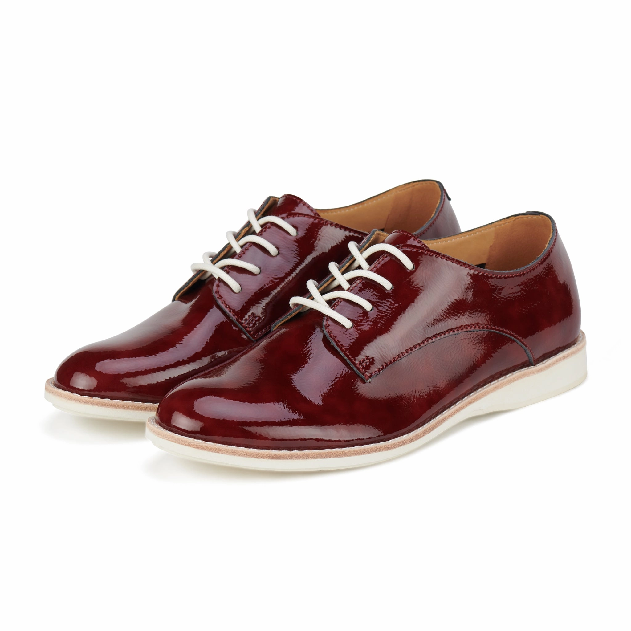 Derby Super Soft DP Wine Crinkle Patent