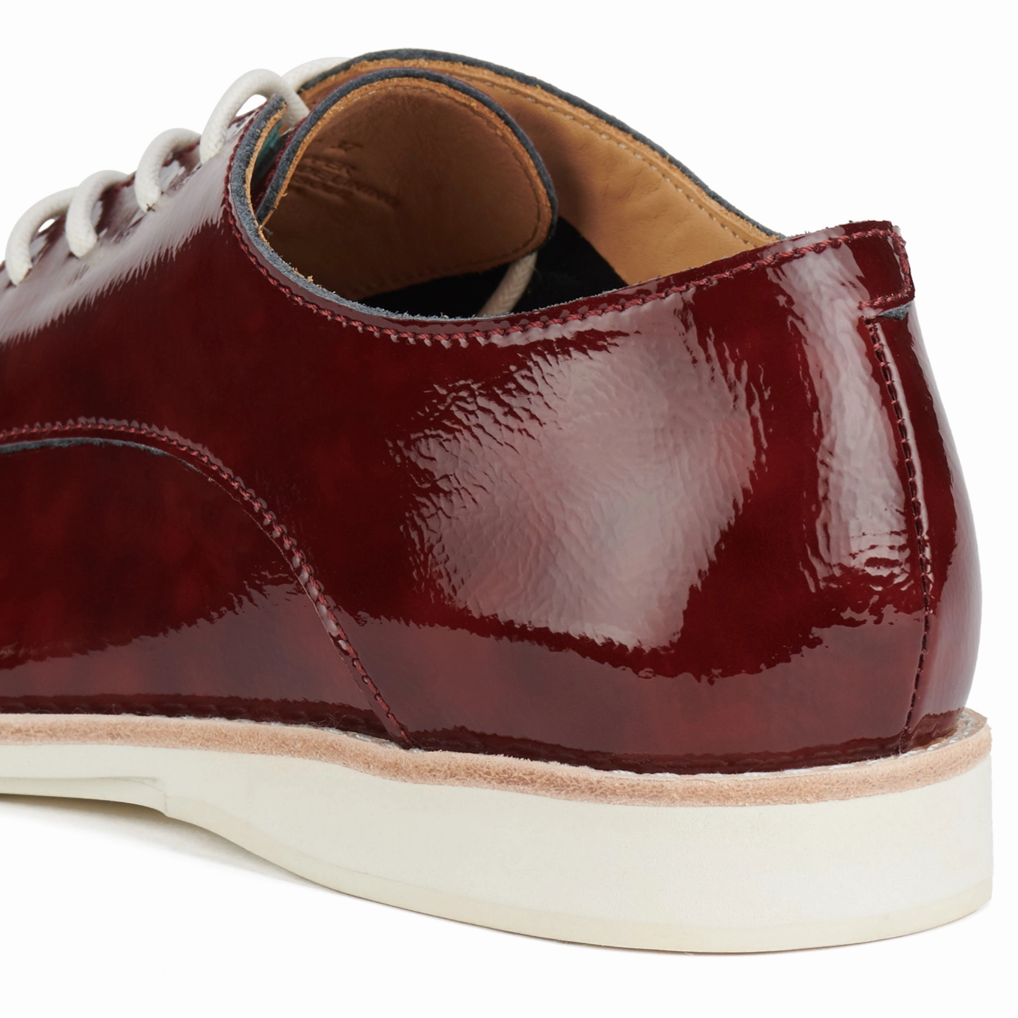 Derby Super Soft DP Wine Crinkle Patent