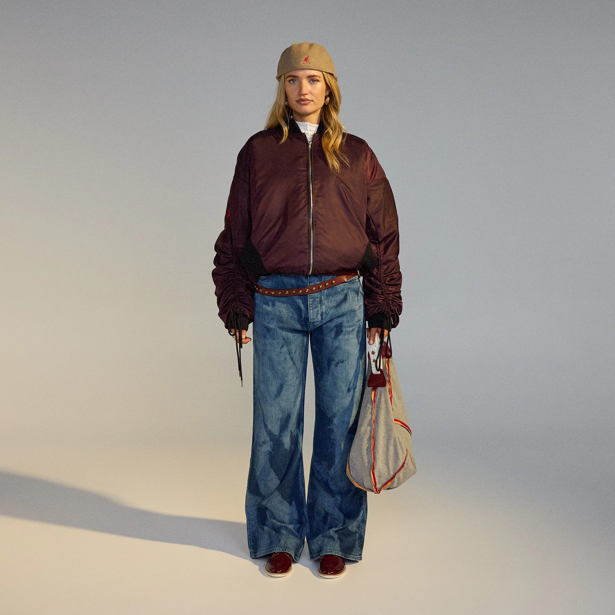 Derby Super Soft DP Wine Crinkle Patent