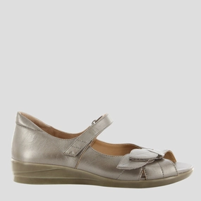 DISCO W - GRIEGE LEATHER SANDALS