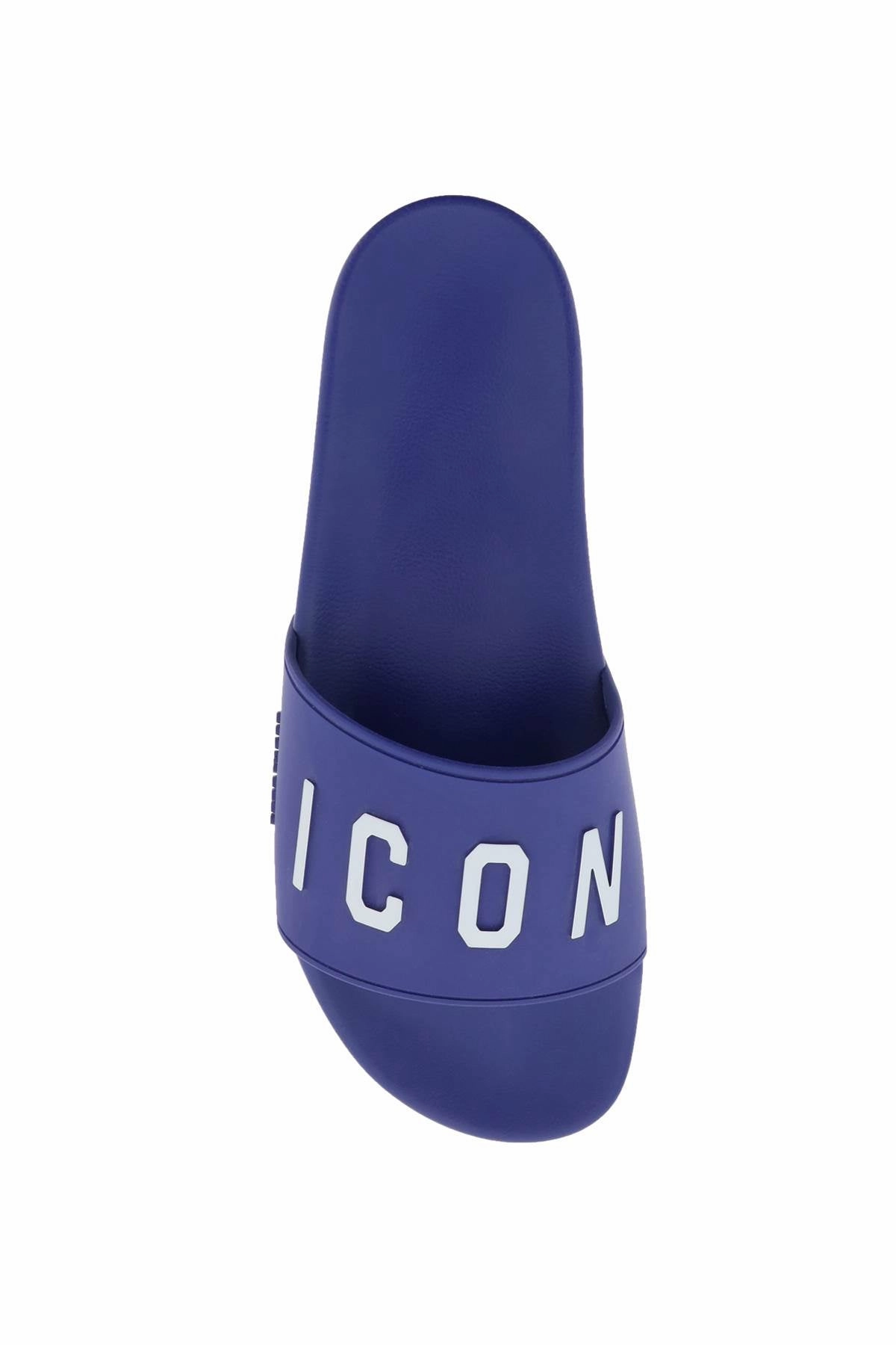Dsquared2 'icon' rubber slides