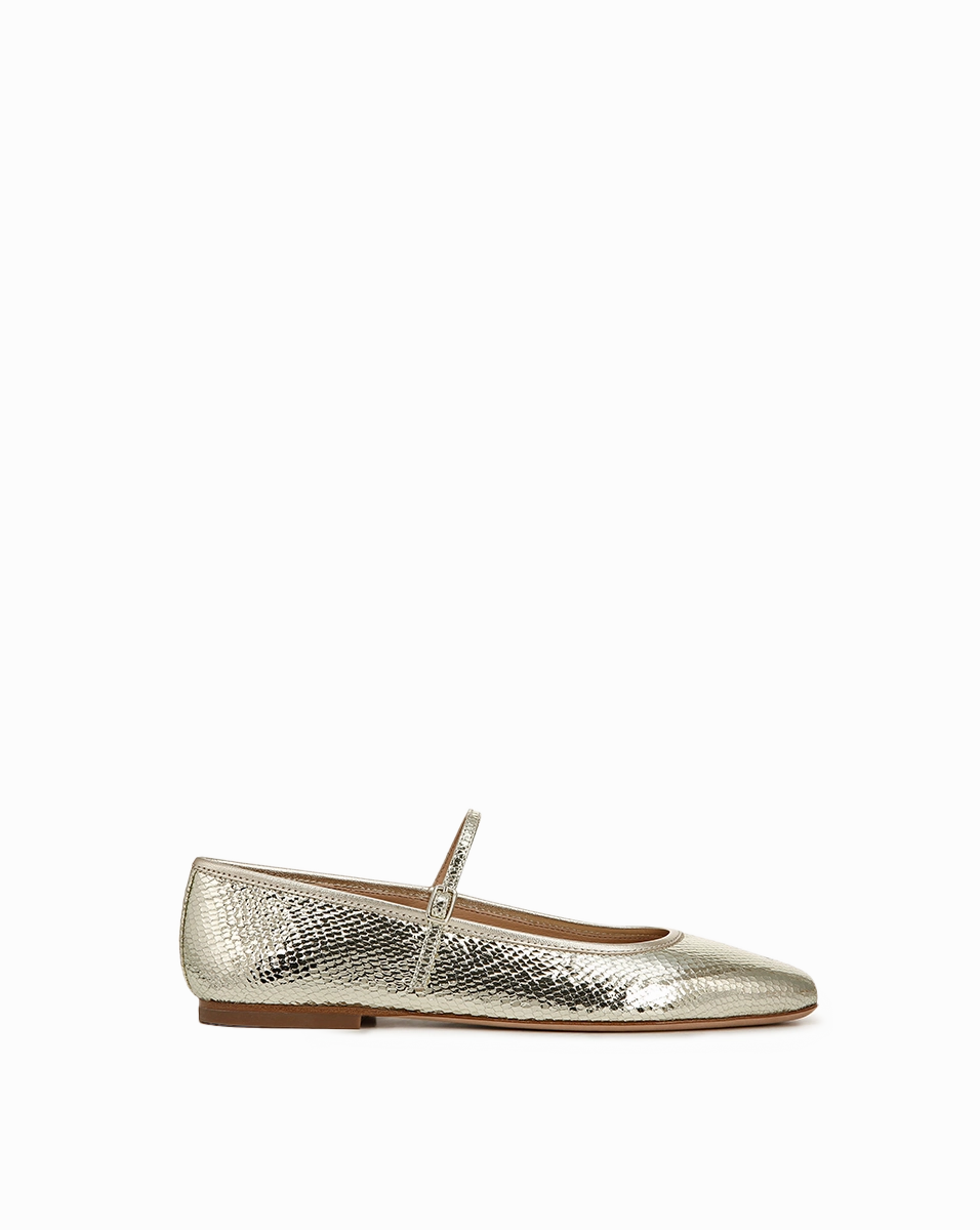 Ellie Metallic Flat