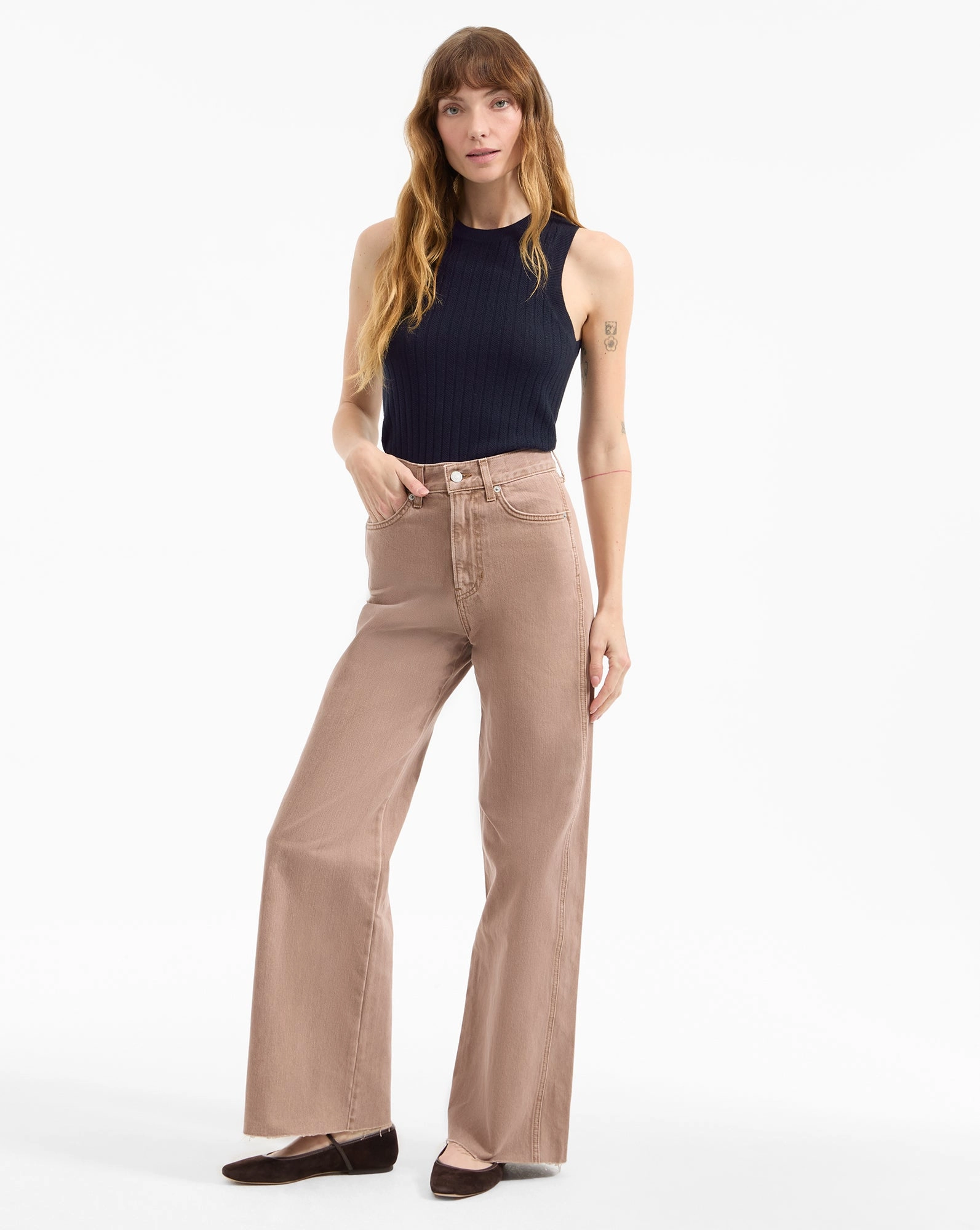 Ellie Suede Flat