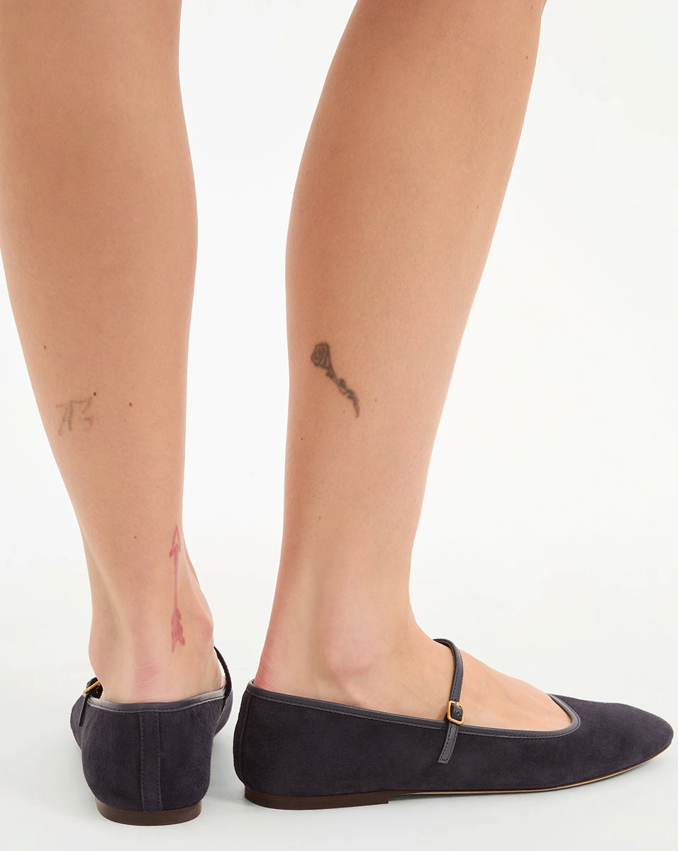 Ellie Suede Flat