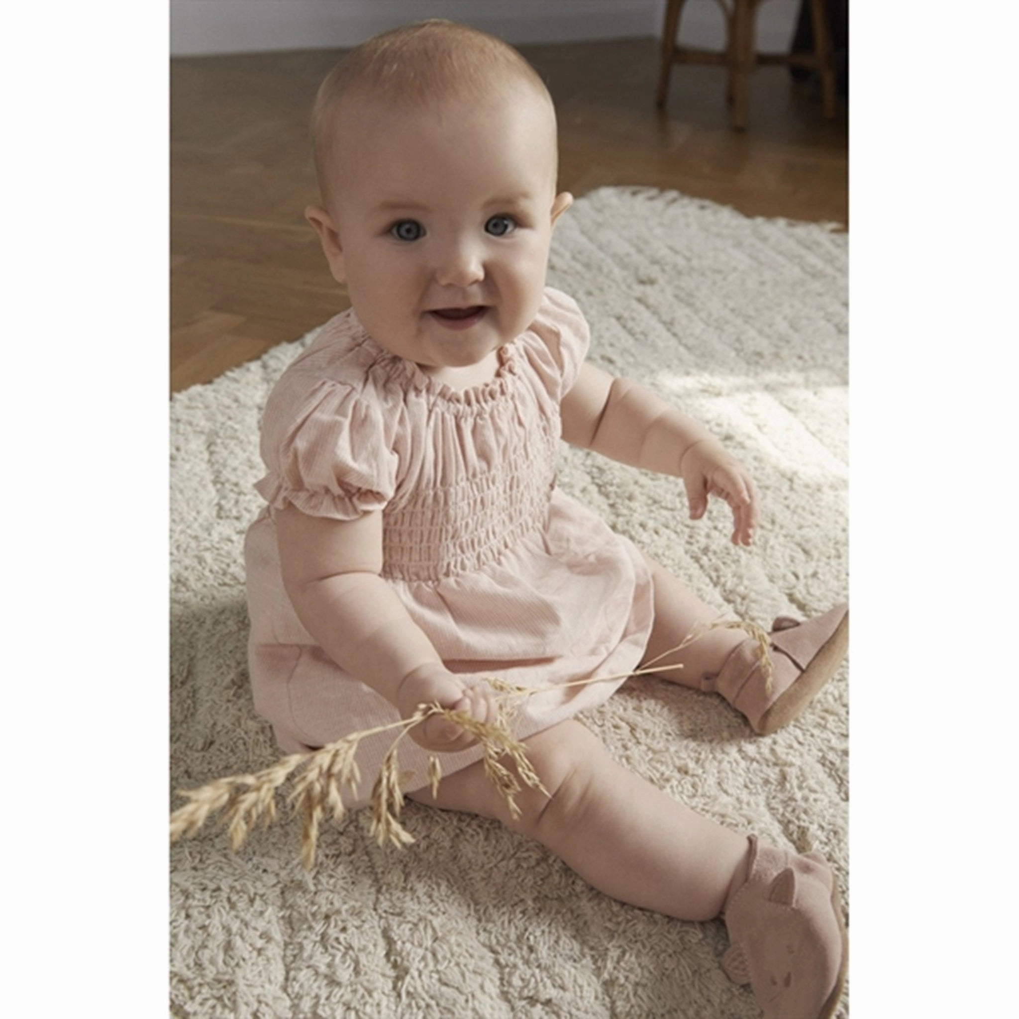 En Fant Slippers Animal Suede Misty Rose