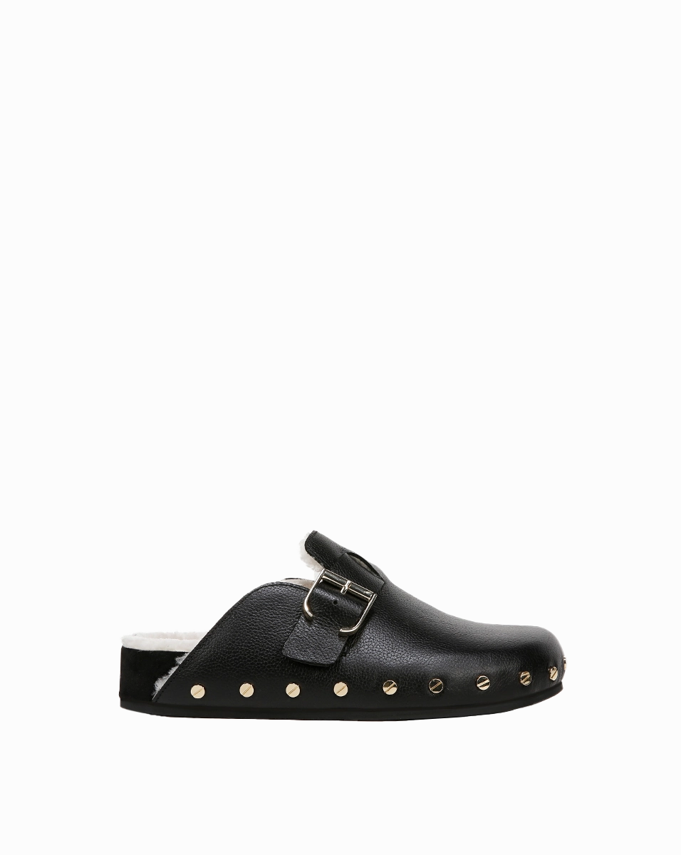 Fern Shearling Clog