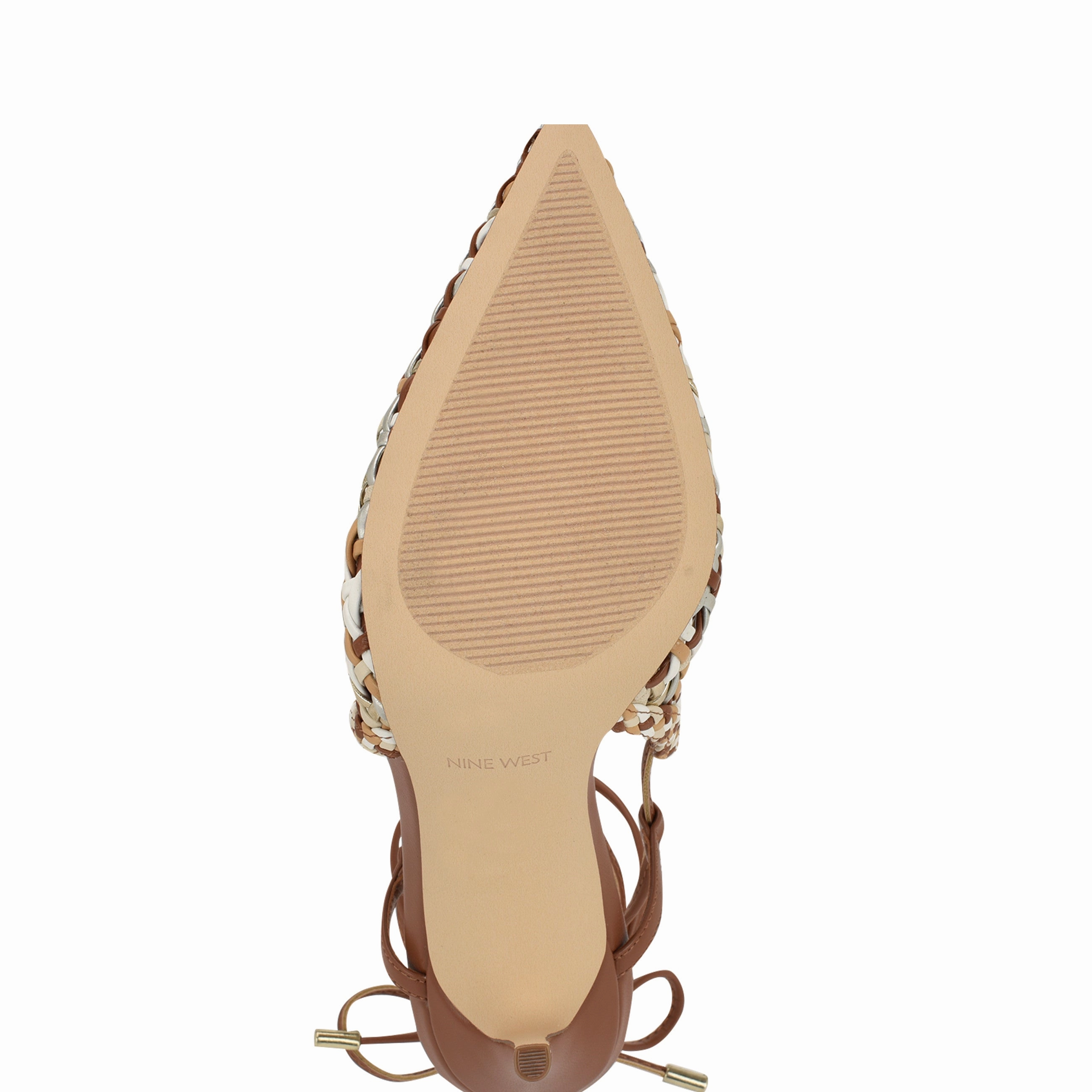 Fessla Woven Ankle Wrap Pumps