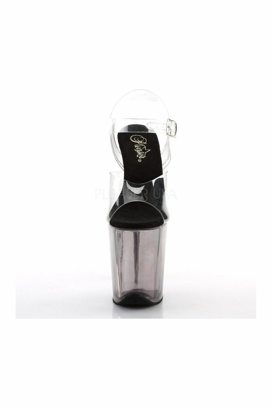 FLAMINGO-808T Platform Sandal  | Clear Vinyl