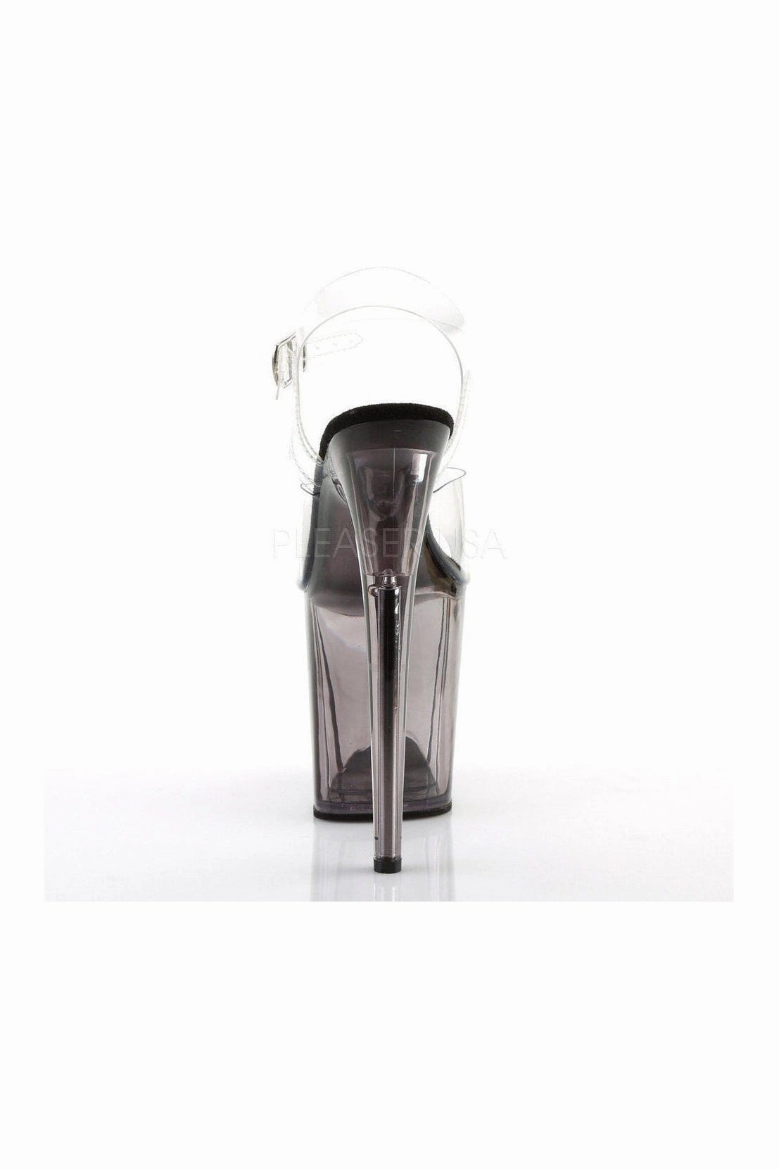FLAMINGO-808T Platform Sandal  | Clear Vinyl