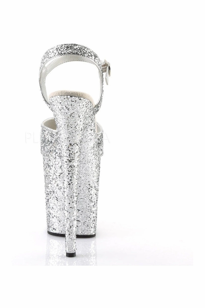 FLAMINGO-810LG Platform Sandal  | Silver Glitter