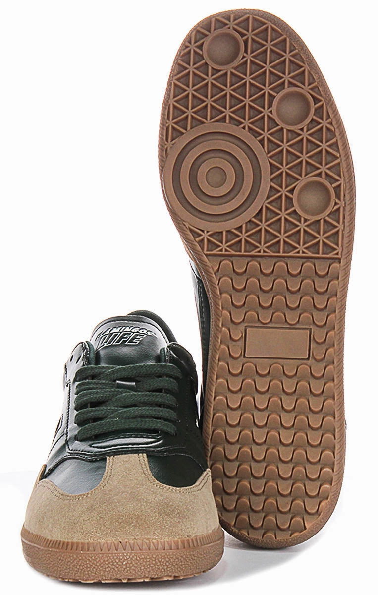 Flamingos Life Burela Slim In Green Sneakers