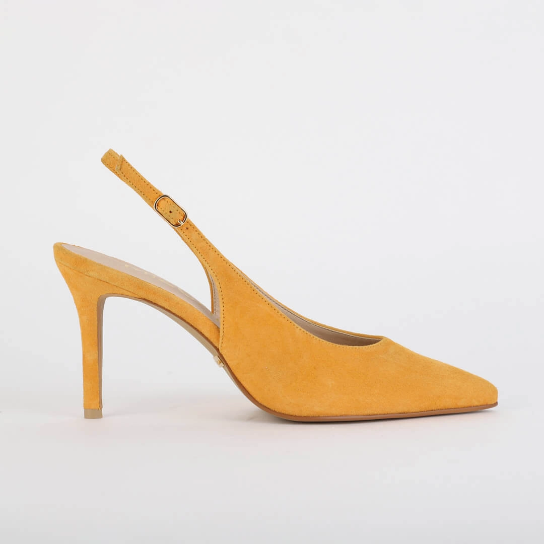 GOYA - suede slingback pumps