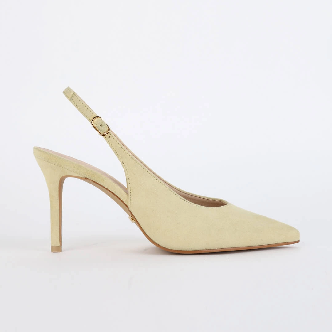 GOYA - suede slingback pumps