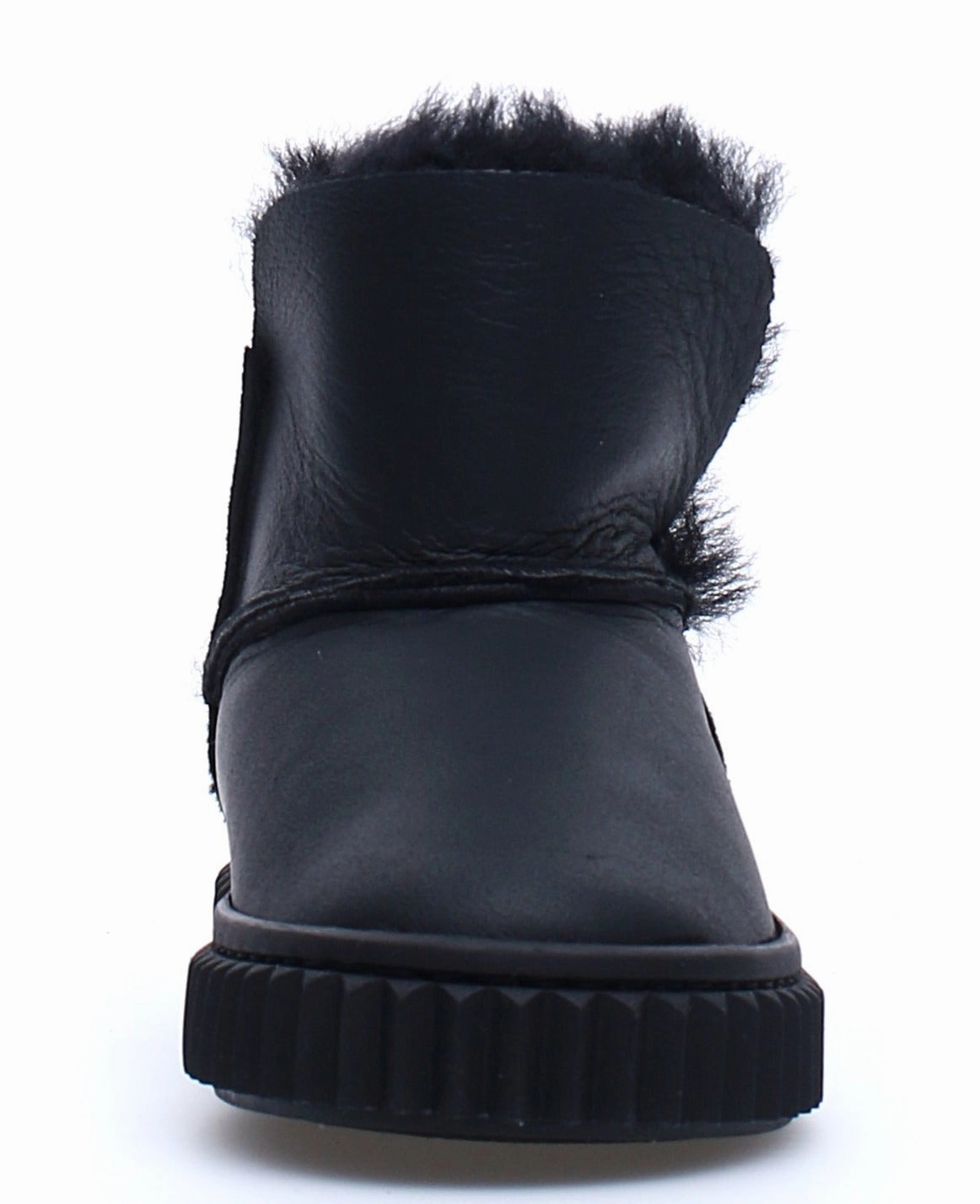 Greta - Black Shearling