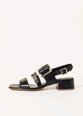 Heeled Buckle Sandal