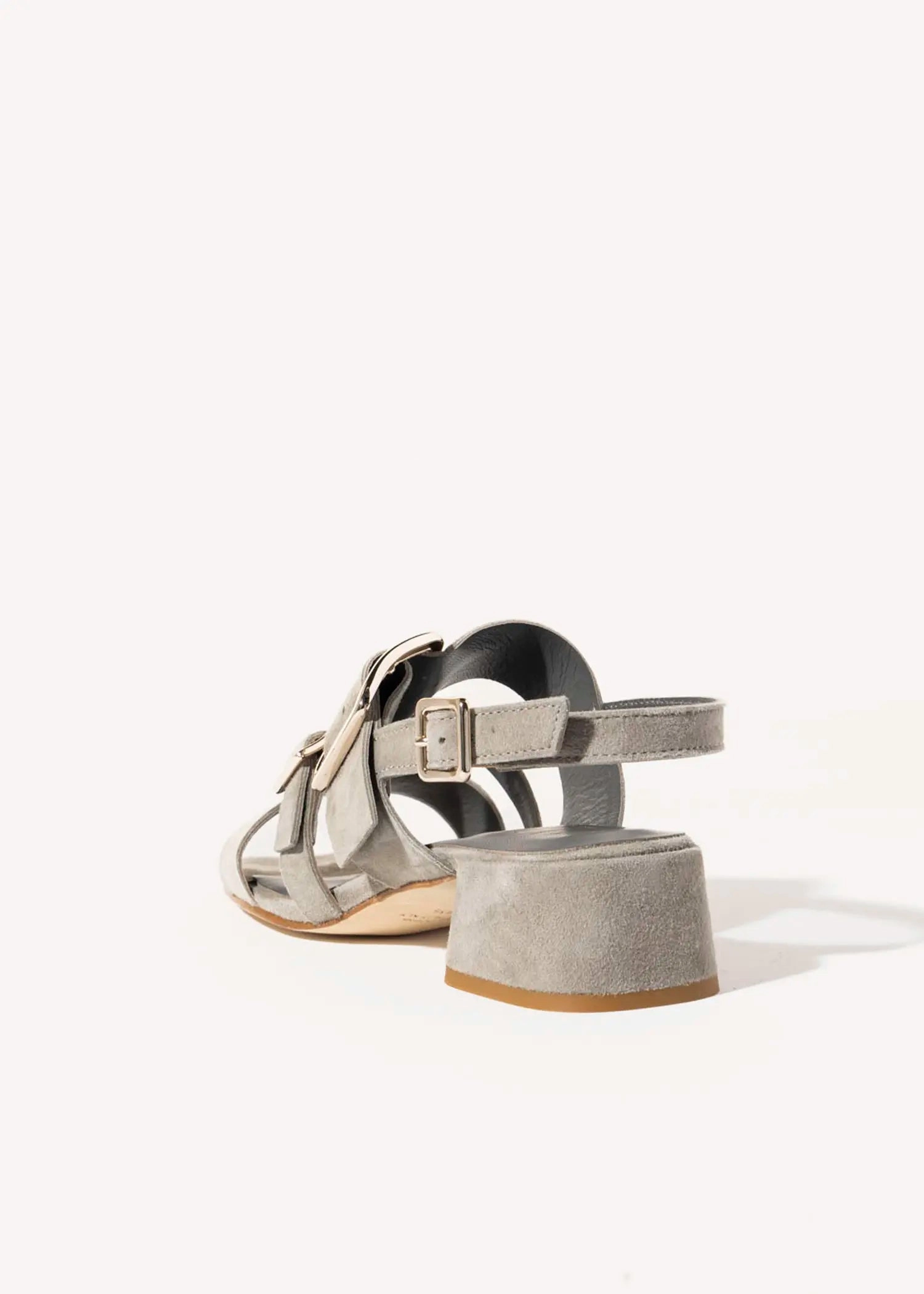 Heeled Buckle Sandal