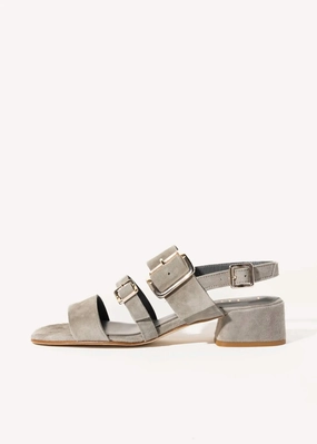 Heeled Buckle Sandal
