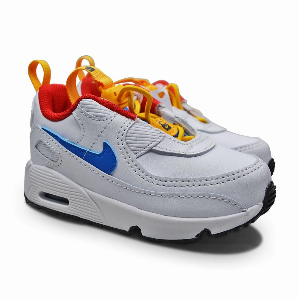 Infants Nike Air Max 90 Toggle (TD) - CV0065 105 - White Photo Blue