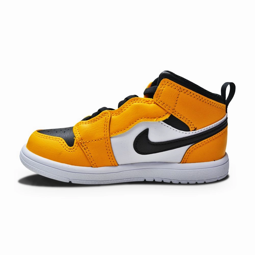 Infants Nike Jordan 1 Mid ALT (TD) - AR6352 701  - Taxi Black White