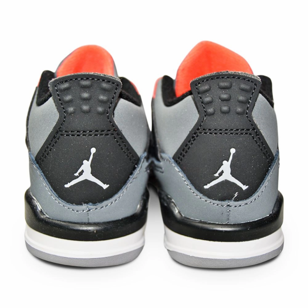 Infants Nike Jordan 4 Retro (TD) - BQ7670 061 - Dark Grey Infrared 23 Black