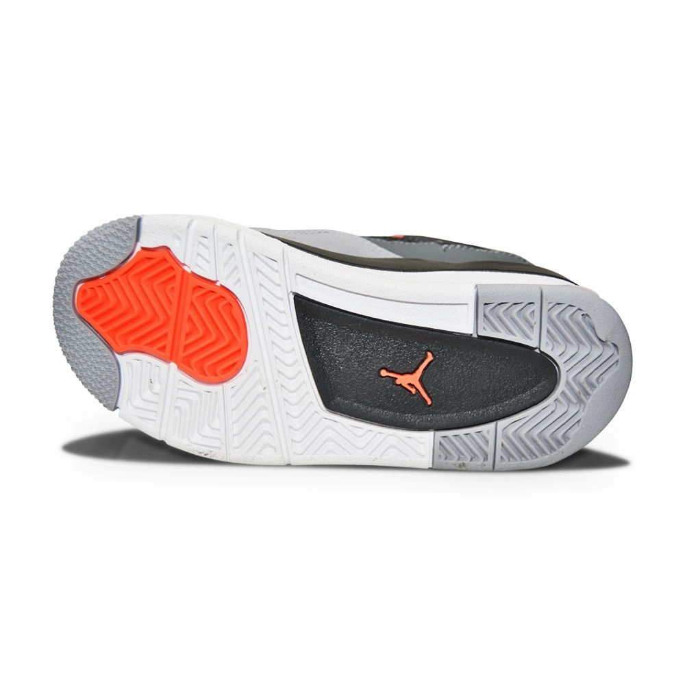 Infants Nike Jordan 4 Retro (TD) - BQ7670 061 - Dark Grey Infrared 23 Black