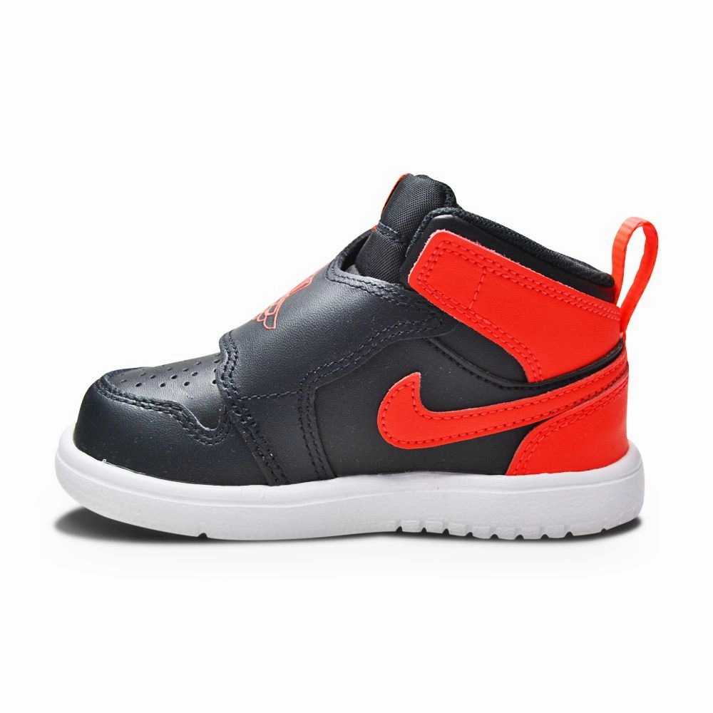 Infants Nike Sky Jordan 1 (TD) - BQ7196 060 - Black Infrared 23 White