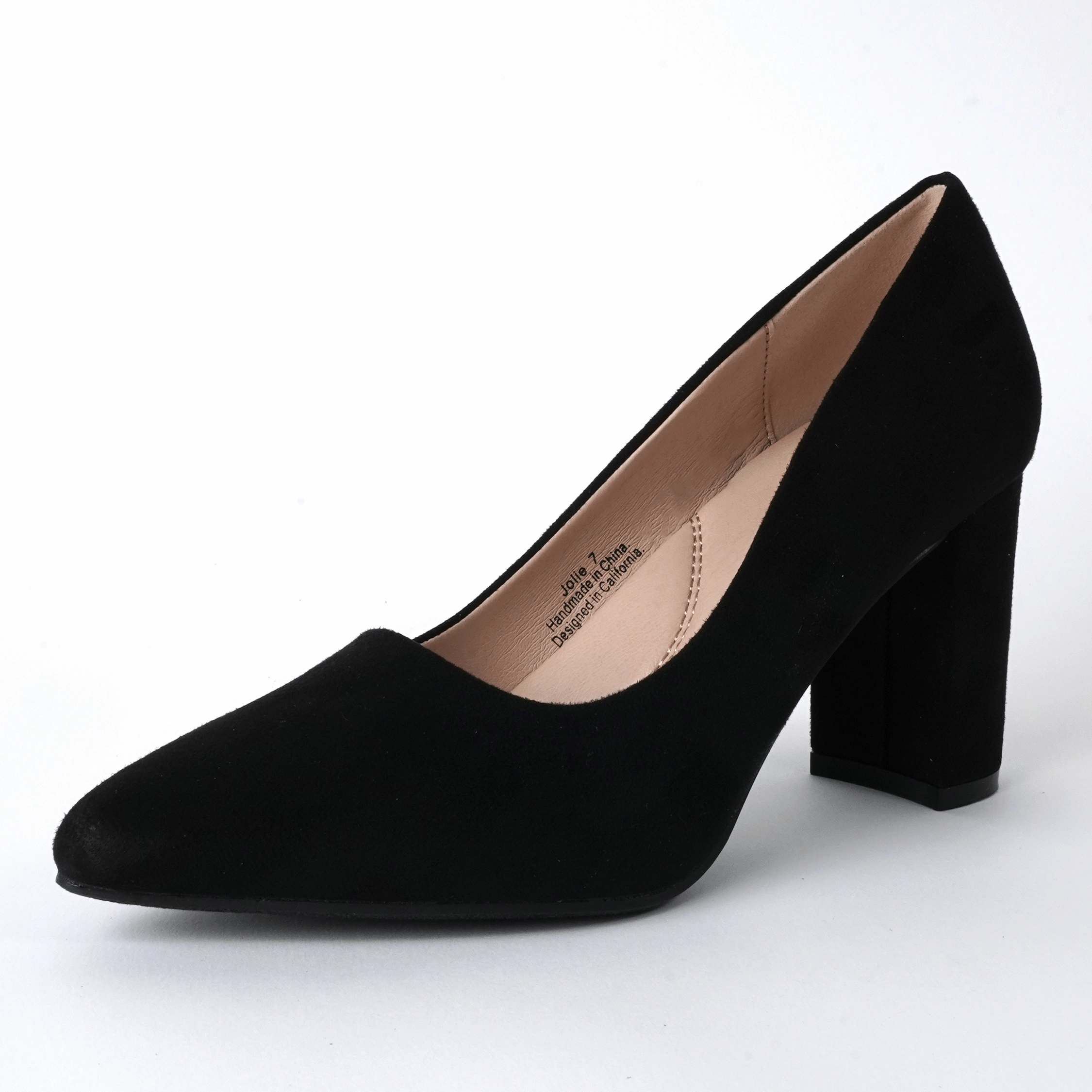 Jolie | Black Suede