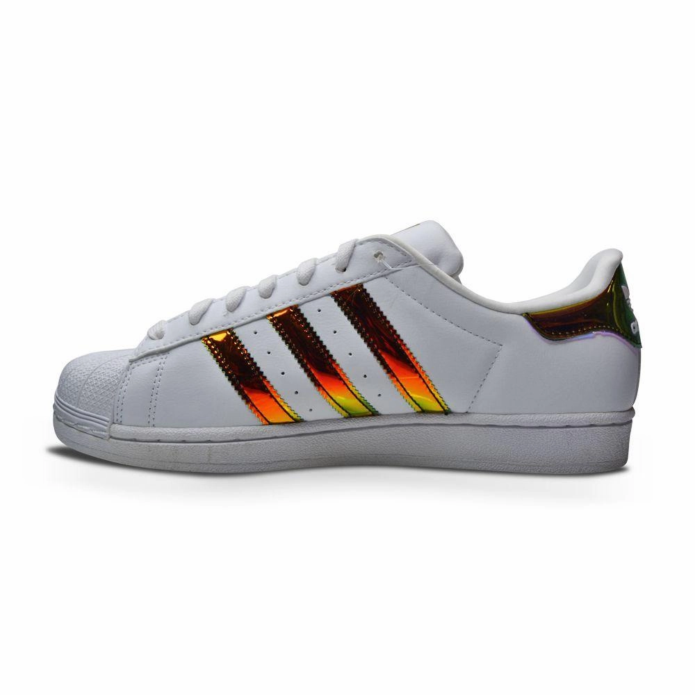 Juniors Adidas Superstar J - CP9837 - White Gold