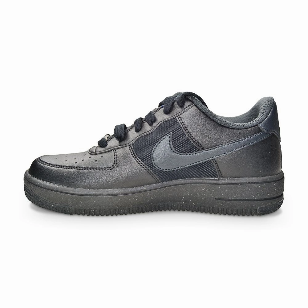 Juniors Nike Air Force 1 Crater NN (GS) - DH8695 001 - Black Off Noir Volt
