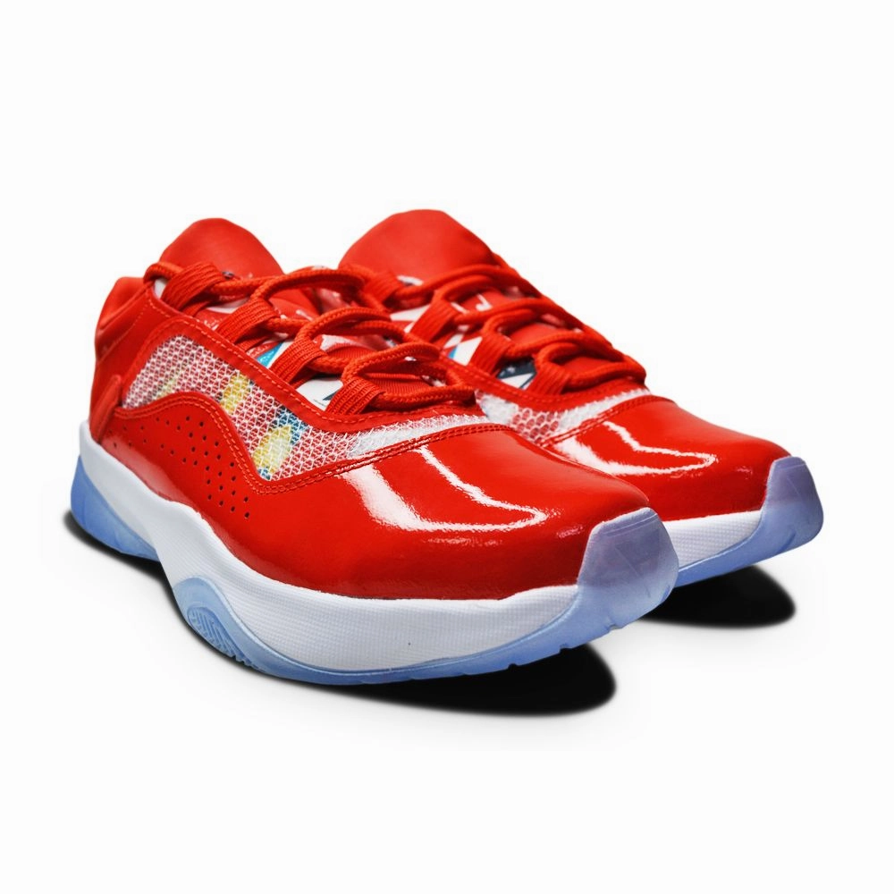 Juniors Nike Air Jordan 11 Comfort Low (GS) - DQ0928 600 - Chile Red White