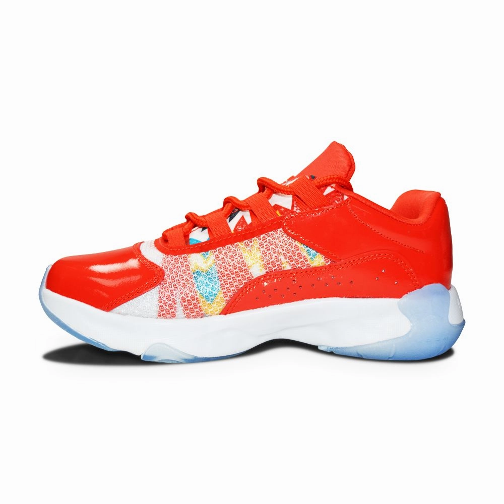 Juniors Nike Air Jordan 11 Comfort Low (GS) - DQ0928 600 - Chile Red White