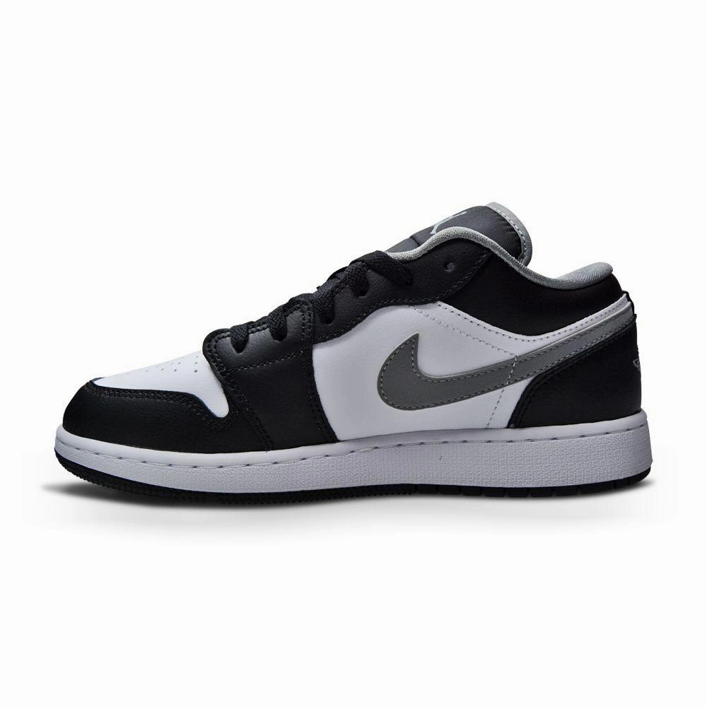 Juniors Nike Air Jordan 1 Low (GS) - 553560 040 - Black Particle Grey White
