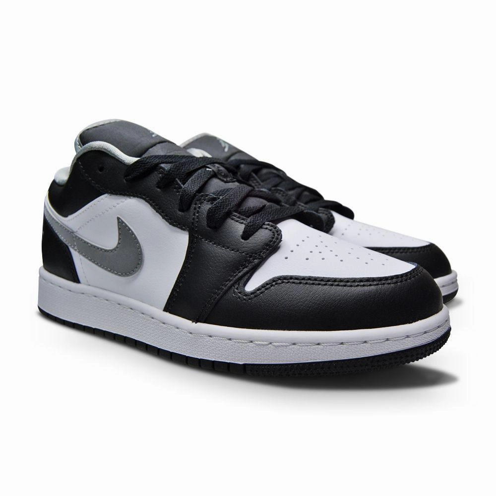 Juniors Nike Air Jordan 1 Low (GS) - 553560 040 - Black Particle Grey White