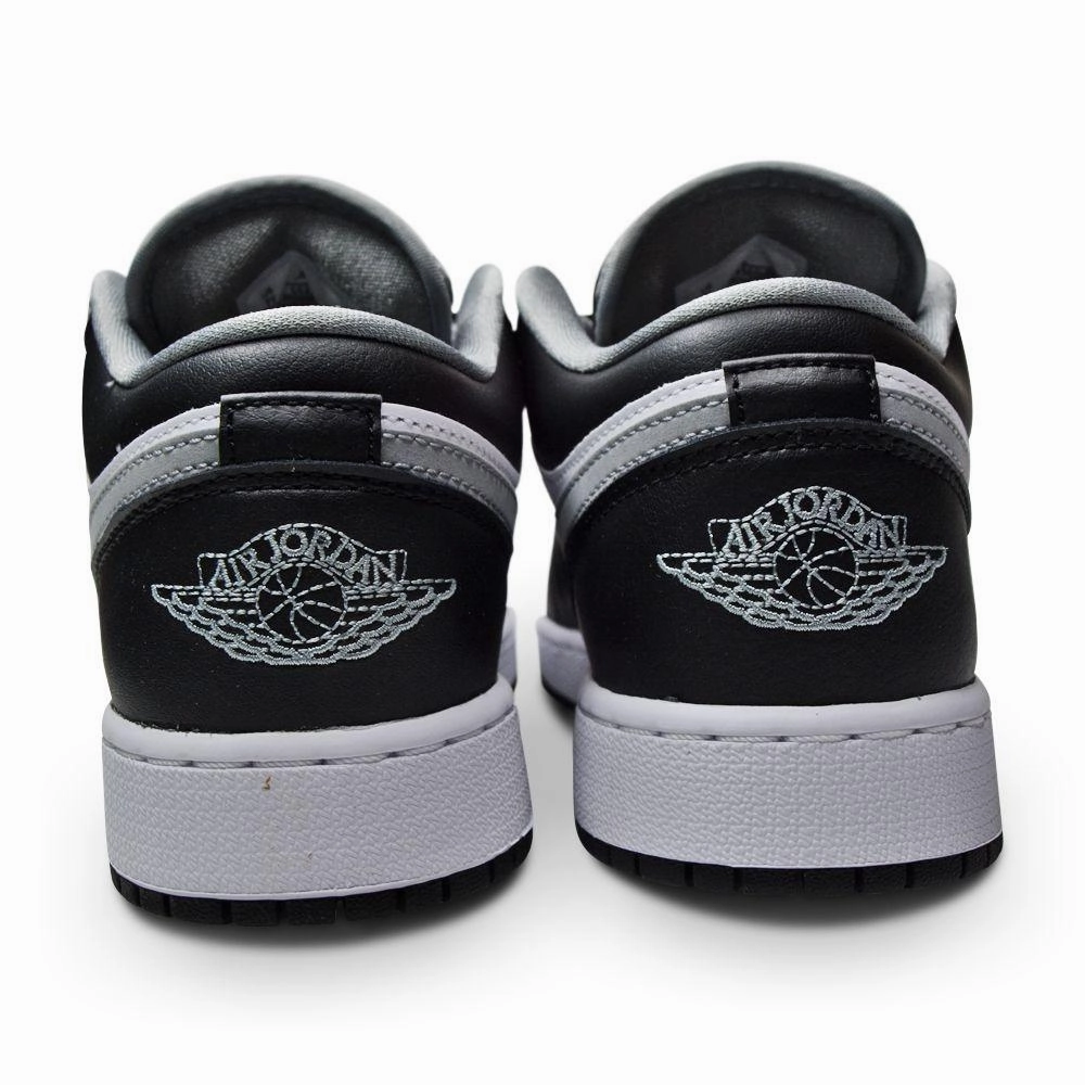 Juniors Nike Air Jordan 1 Low (GS) - 553560 040 - Black Particle Grey White