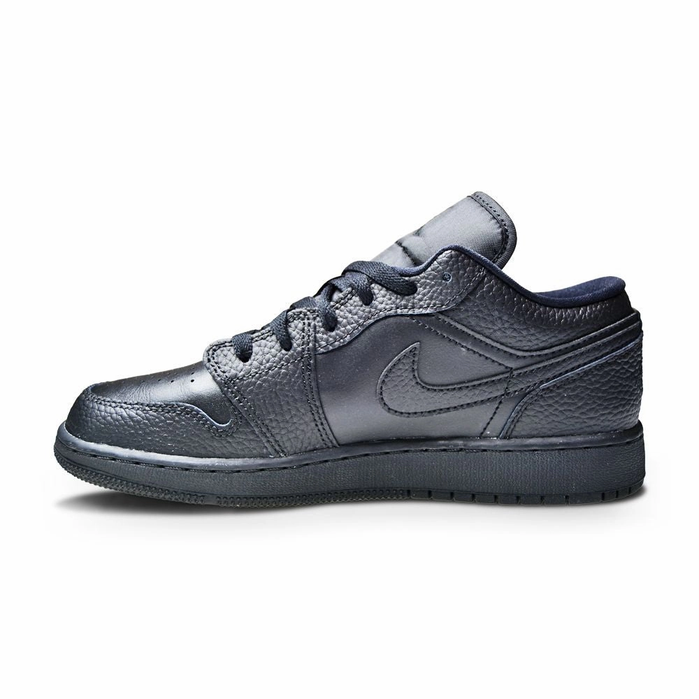 Juniors Nike Air Jordan 1 Low (GS) - 553560 091 - Triple Black