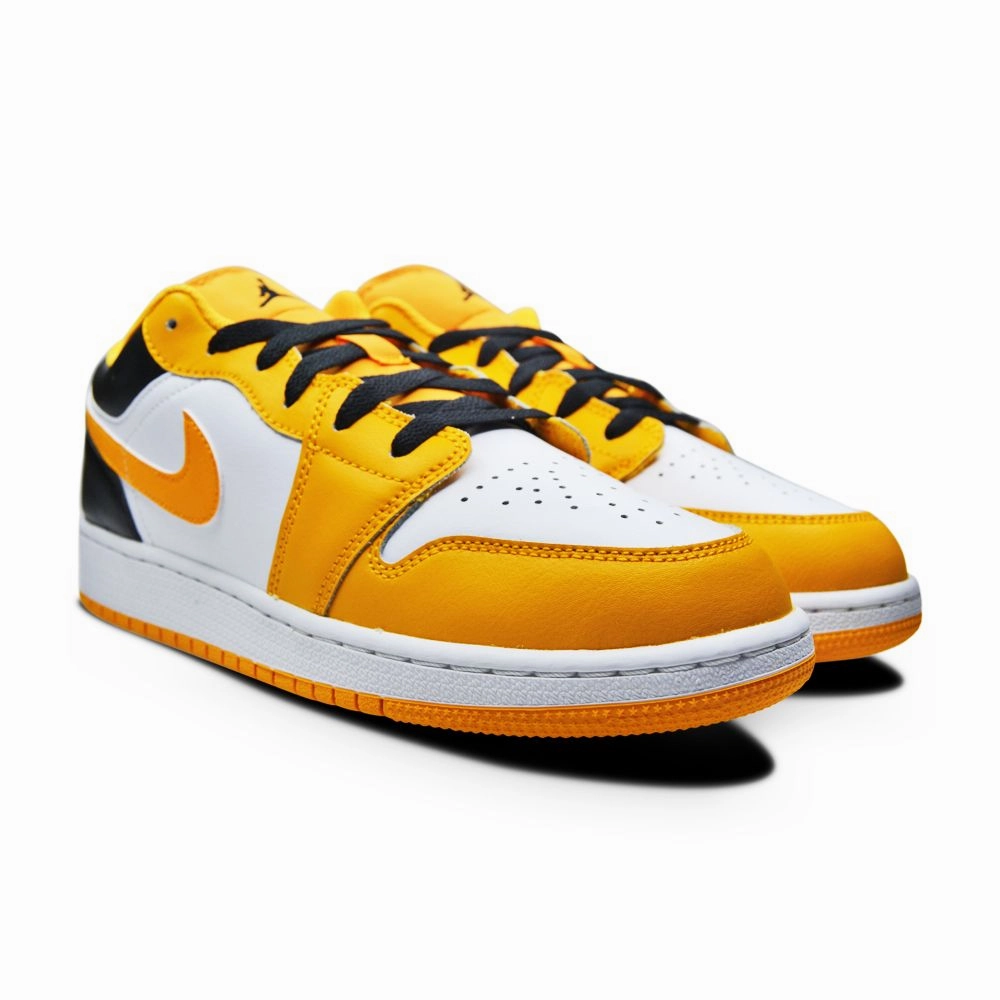 Juniors Nike Air Jordan 1 Low (GS) - 553560 701 - Taxi Black White