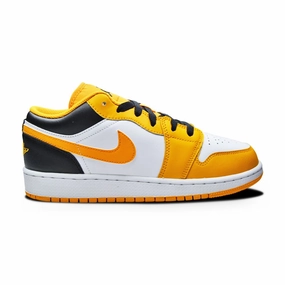 Juniors Nike Air Jordan 1 Low (GS) - 553560 701 - Taxi Black White