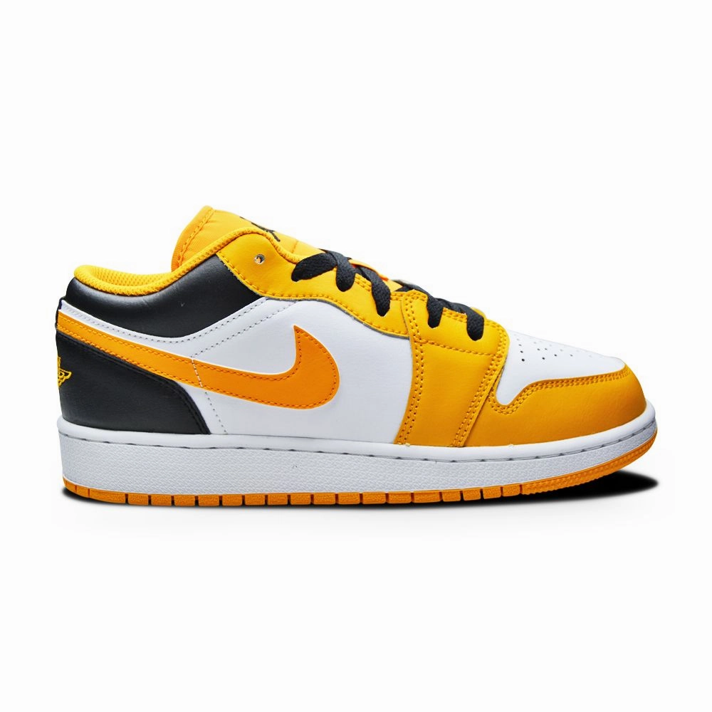 Juniors Nike Air Jordan 1 Low (GS) - 553560 701 - Taxi Black White