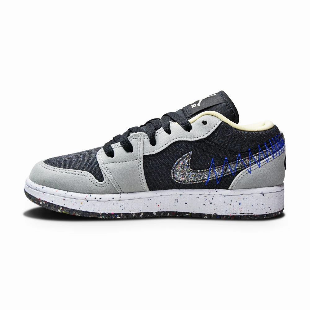 Juniors Nike Air Jordan 1 Low SE (GS) - DM4690 001 - LT Smoke Grey Multicolor