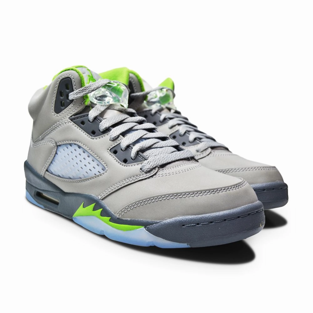 Juniors Nike Air Jordan 5 Retro (GS) - DQ3734 003 - Silver Green Bean Flint Grey