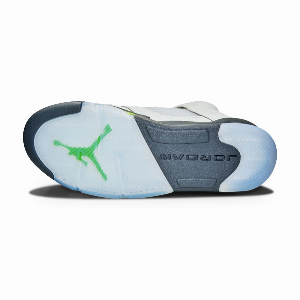 Juniors Nike Air Jordan 5 Retro (GS) - DQ3734 003 - Silver Green Bean Flint Grey