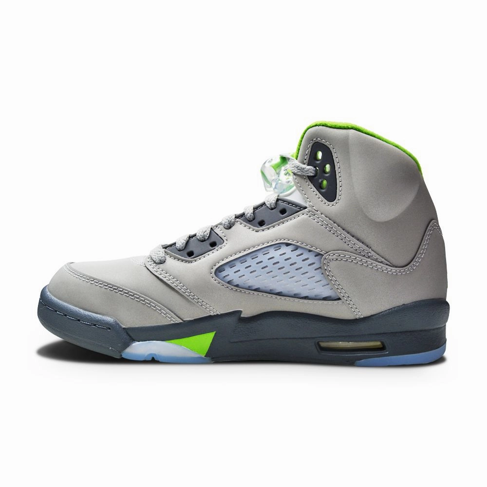 Juniors Nike Air Jordan 5 Retro (GS) - DQ3734 003 - Silver Green Bean Flint Grey