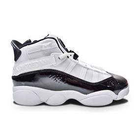 Juniors Nike Air Jordan 6 Rings (GS) - 323419 104 - White Black Dark Concord Clear
