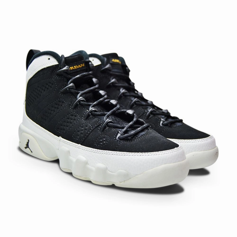 Juniors Nike Air Jordan 9 Retro BG - 302359 021- Black Summit White